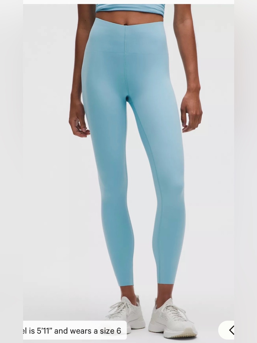 lululemon Glow Up™ Super-High-Rise Tight 25" Washed Blue size 6 or 8
